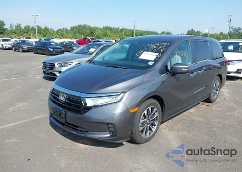 2023 Honda Odyssey Ex-L из США, поврежденный, VIN 5FNRL6H65PB050298
